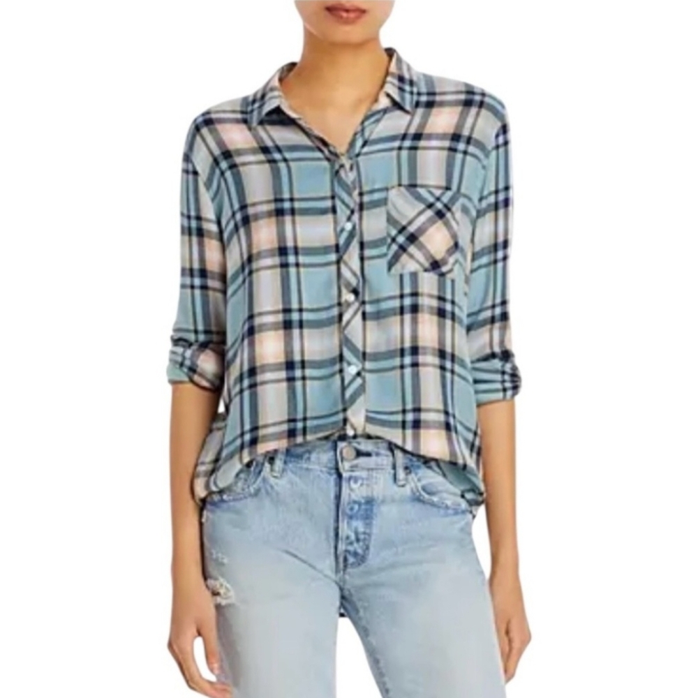 Rails Hunter Plaid Button Front Shirt